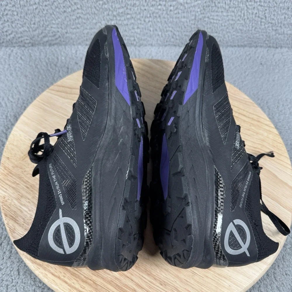 North Face Vectiv Flight Mens Size 11 Black Purple Trail Running‎ Hiking Shoes